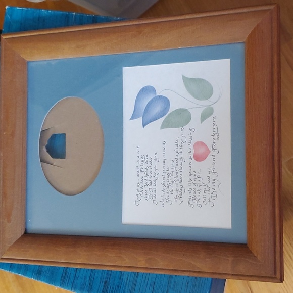 Picture frame with saying - Picture 1 of 3